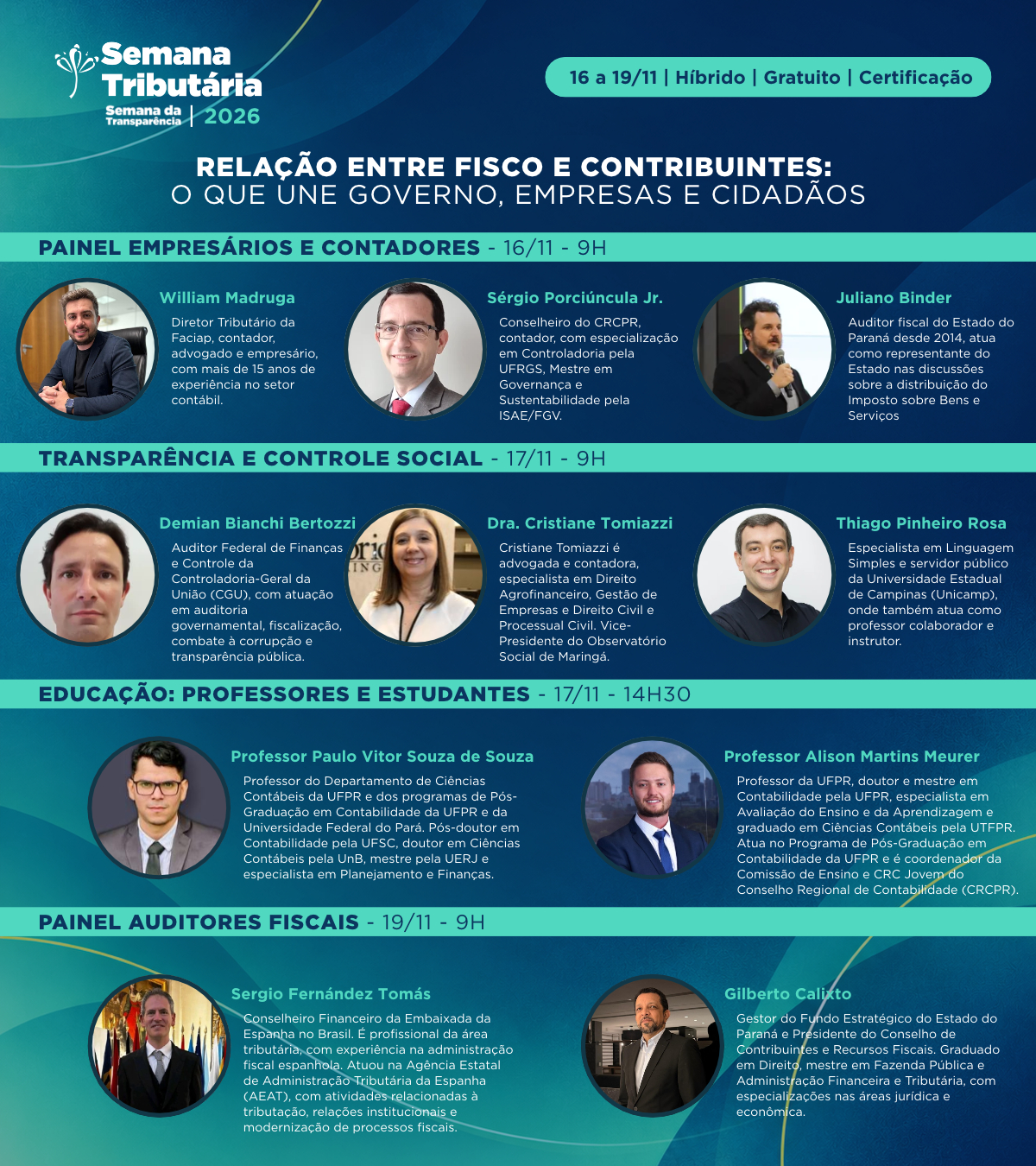 Agenda Semana Tributária 2026